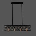 Onyx Rain - Modern Black Crystal Chandelier