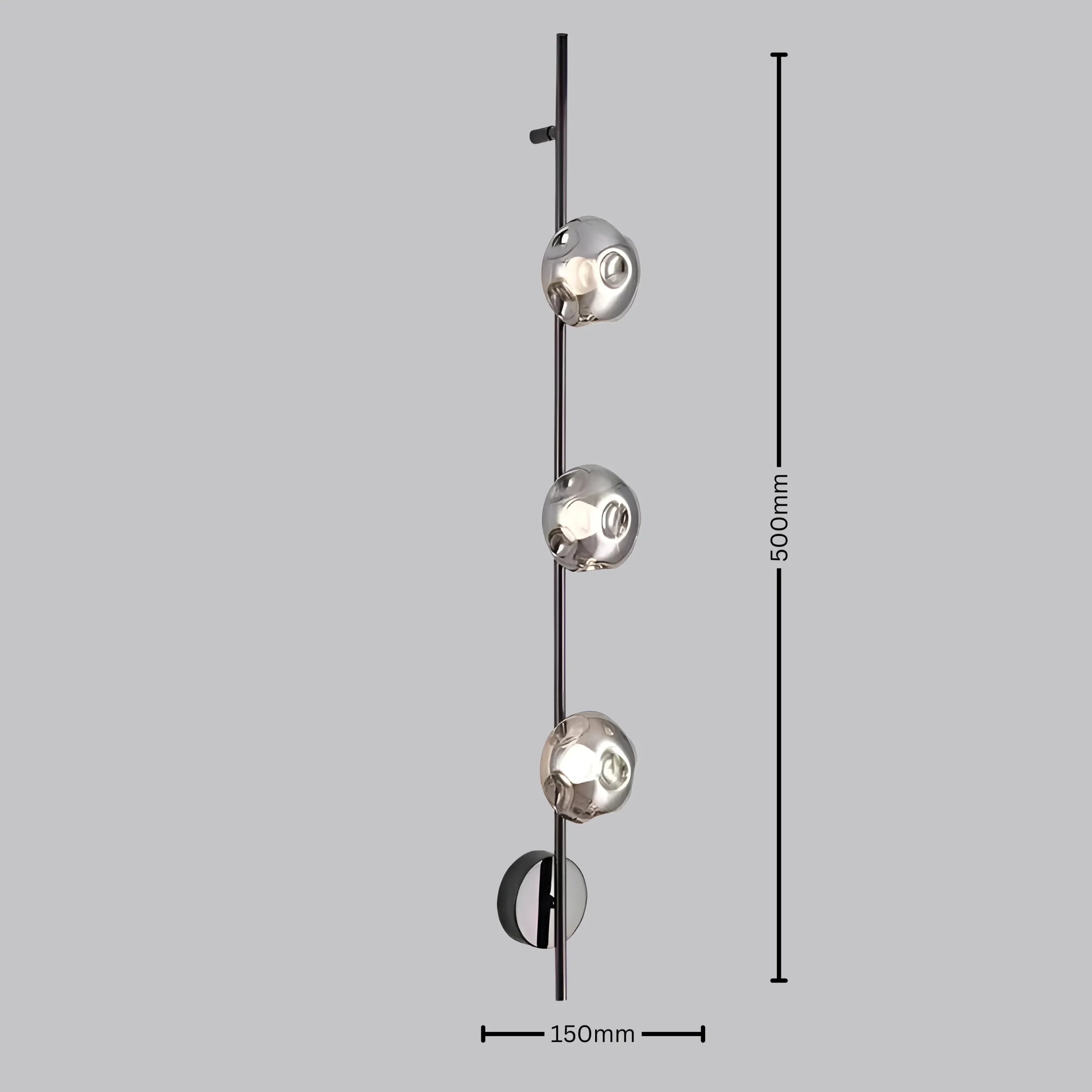 Orbital Curve Modern Wall Lamp for Designer Interiors