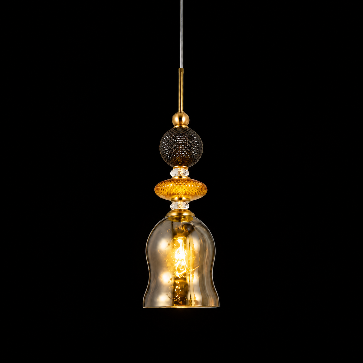 Noir Luxe Pendant Light – Sophisticated Artistic Luxury Lighting