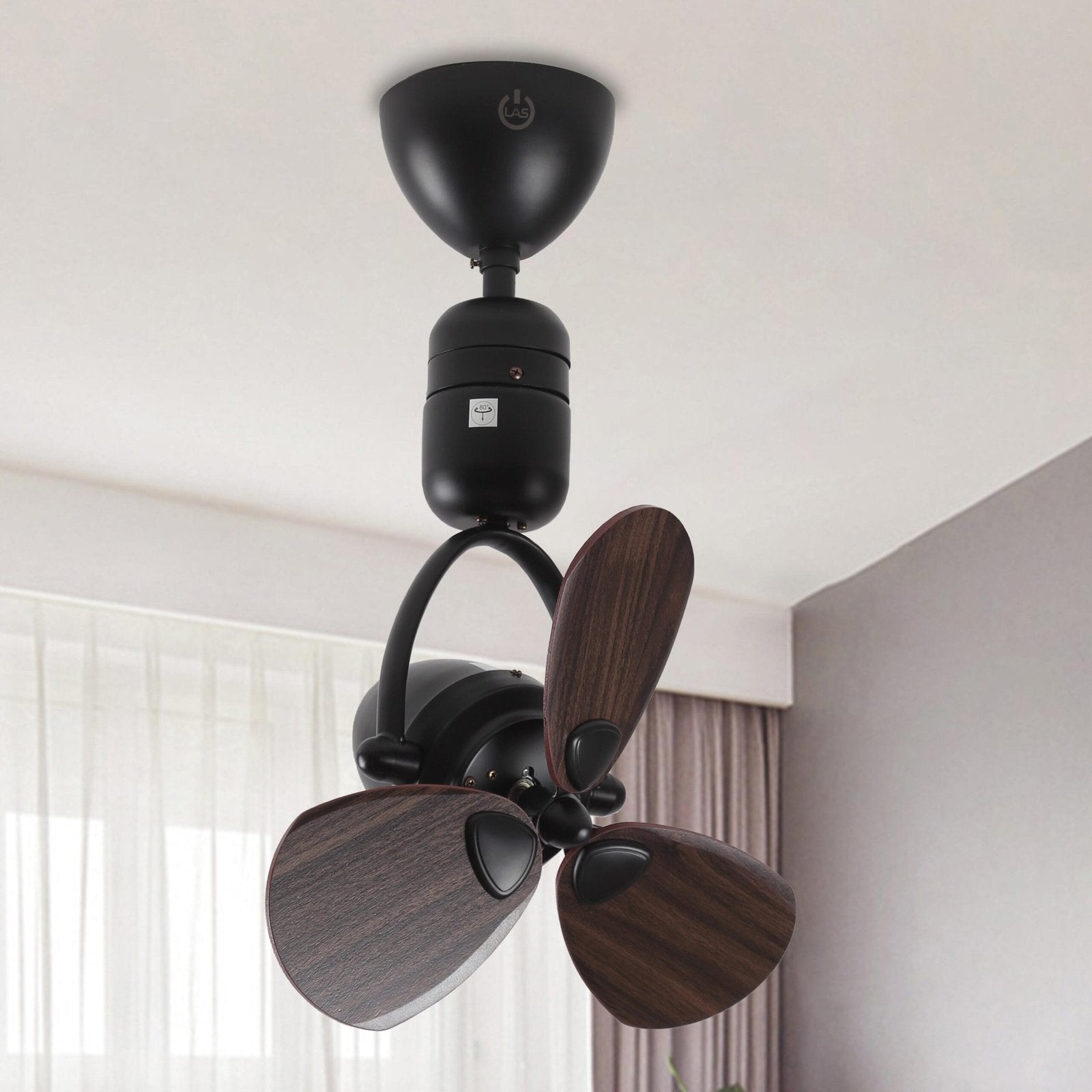 Ostrich Ceiling Fan | 15W BLDC Motor | Metal Frame | Wooden Body