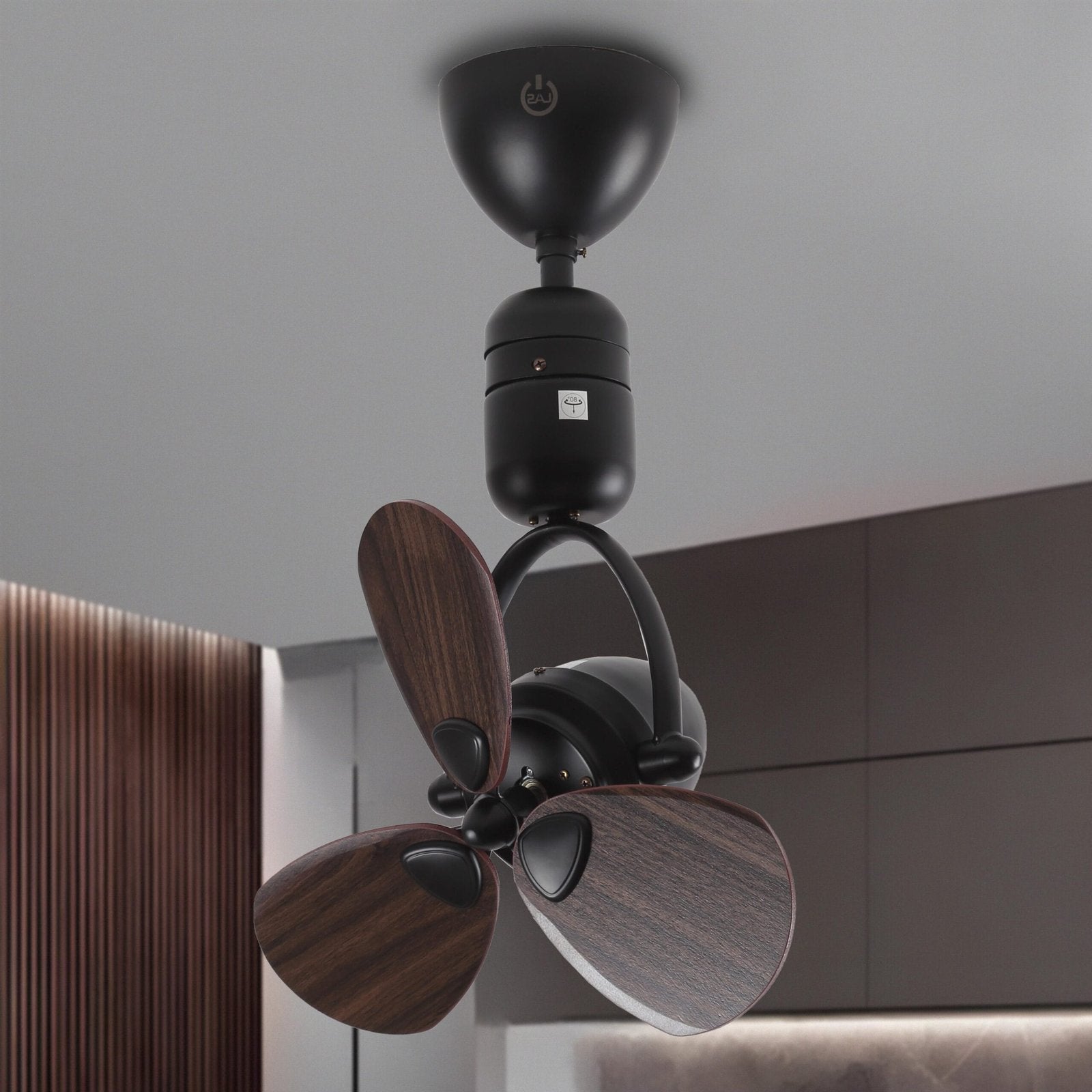 Ostrich Ceiling Fan | 15W BLDC Motor | Metal Frame | Wooden Body