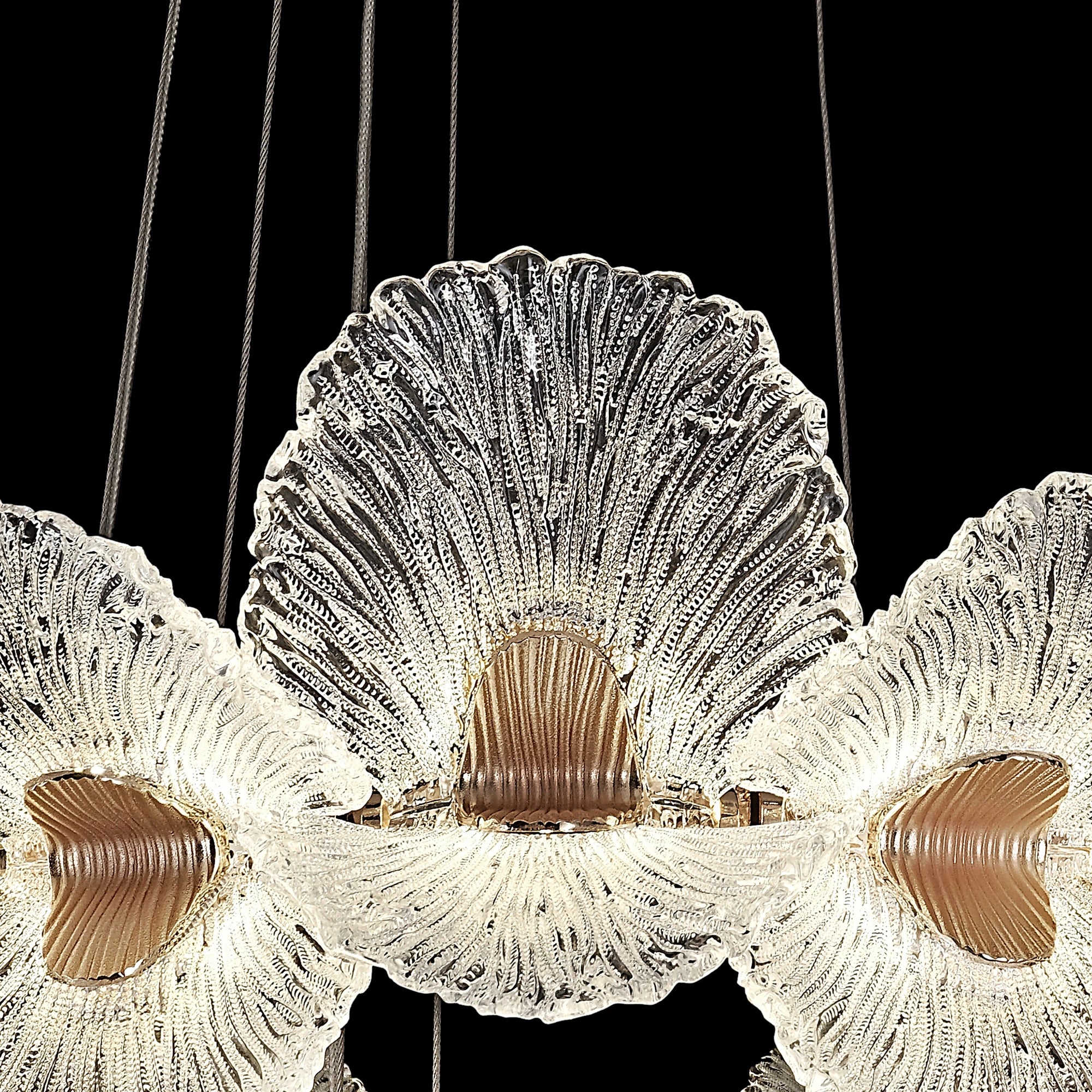 Petal Bloom Modern Floral Ring Luxury Chandelier