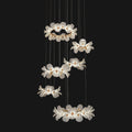 Petal Cascade Modern Floral Chandelier