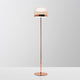 Pink Champagne Glass Floor Lamp