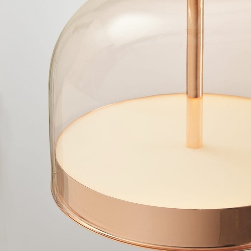 Pink Champagne Glass Pendant Lamp