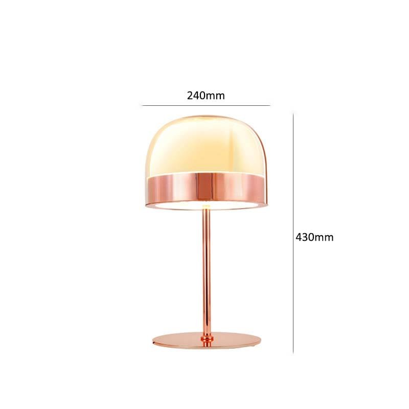 Pink Champagne Glass Table Lamp