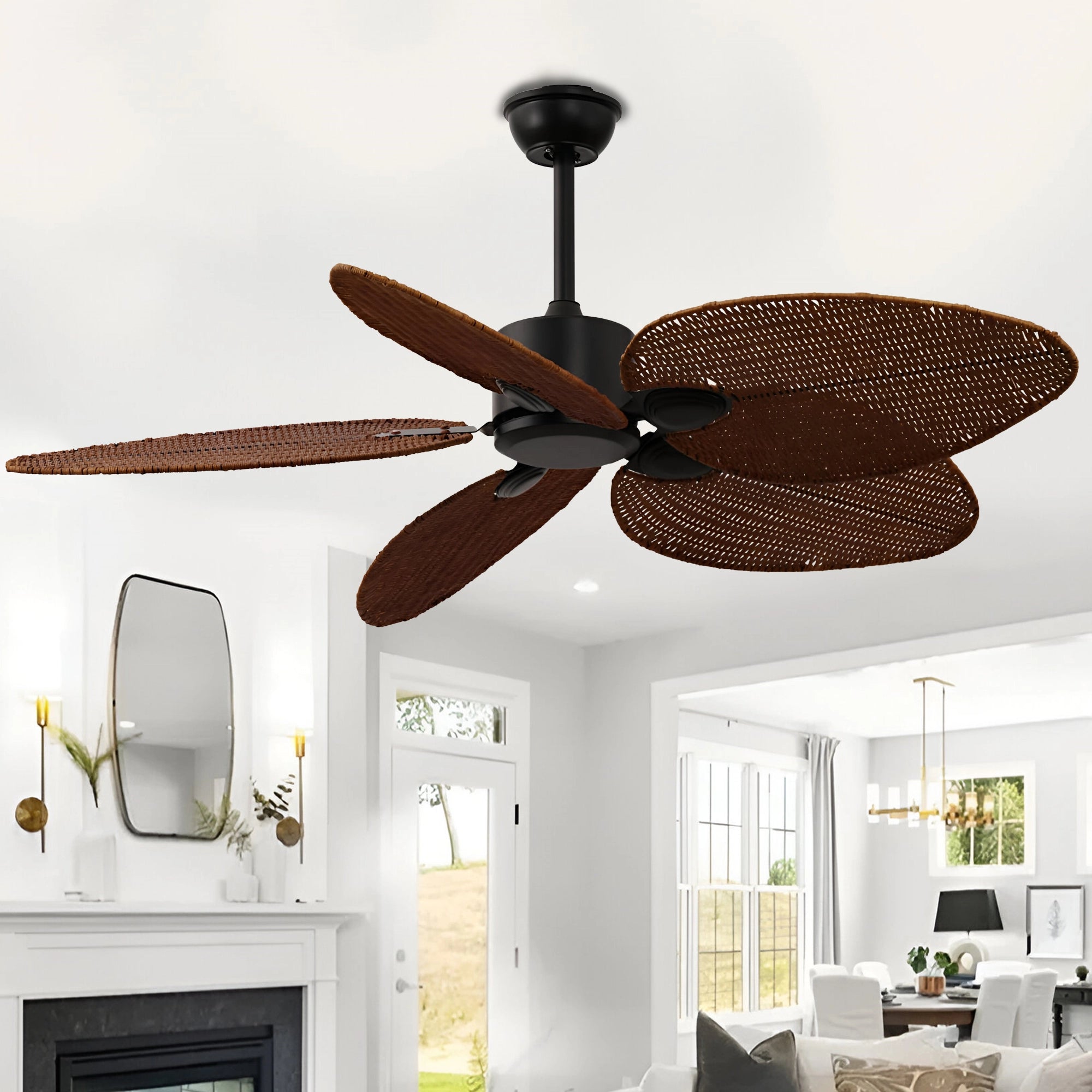 Raven Ceiling Fan | 50W BLDC Motor | 1320mm | Copper Iron Body