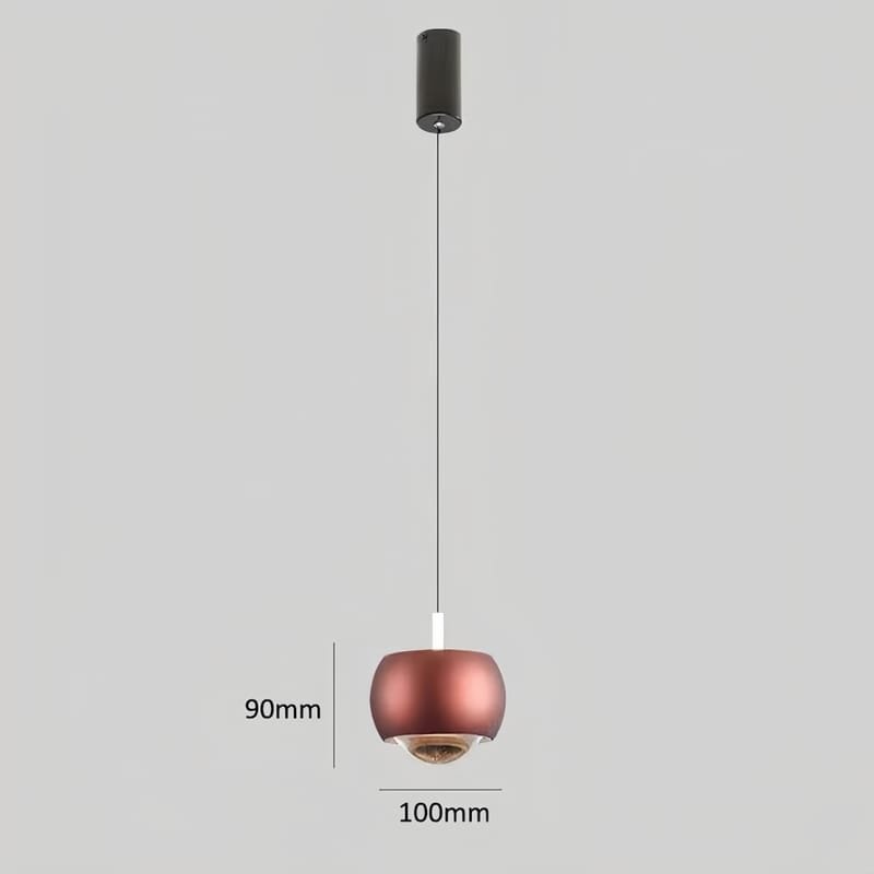 Round and Round (Red) LED Pendant Lamp