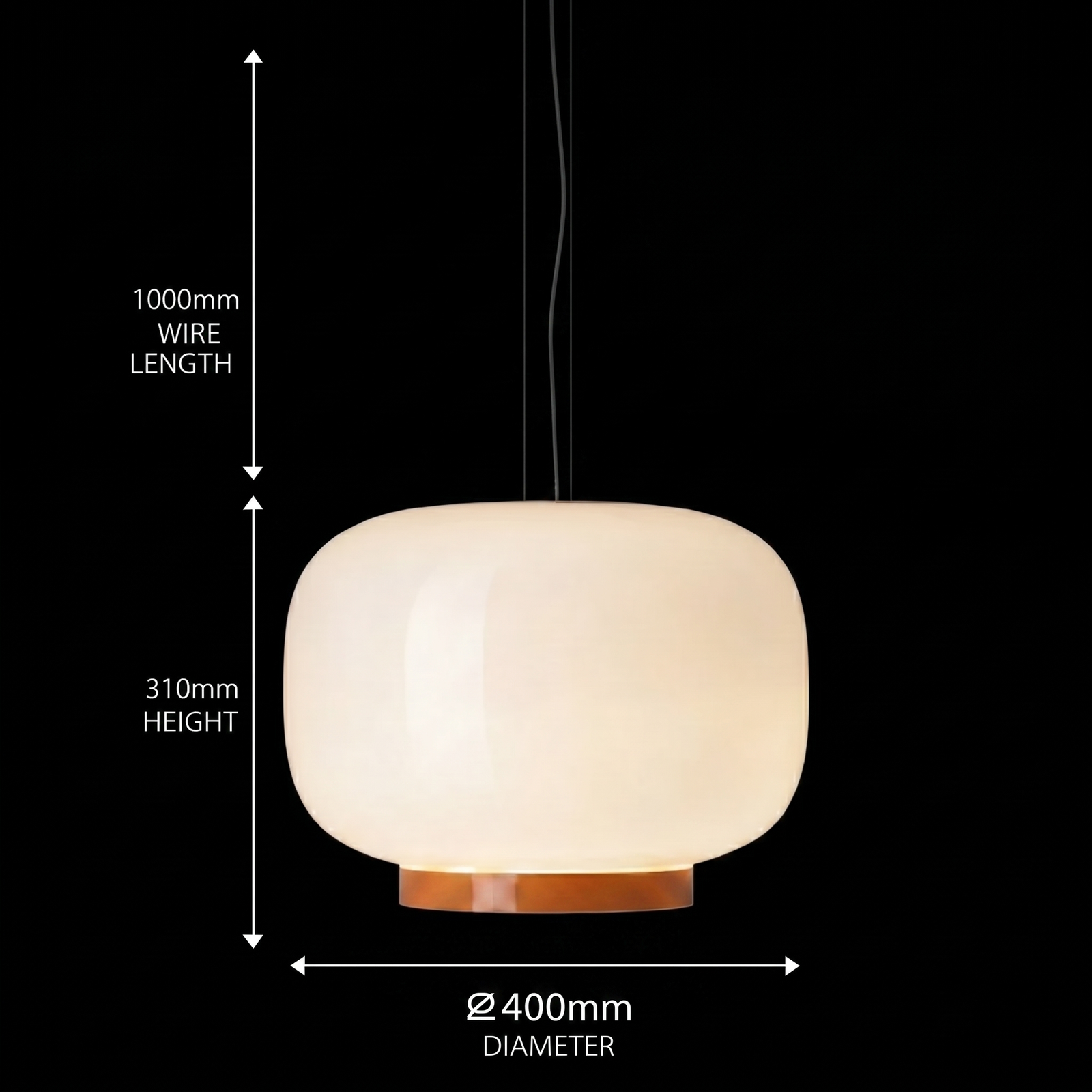 Orvella HaloDome Pendant Light(A)