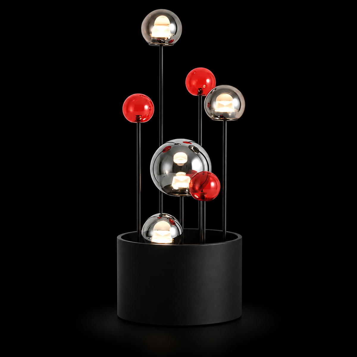 Modern Ball Cluster Glass Table Lamp
