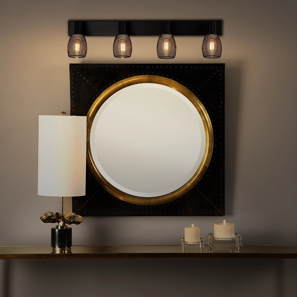 Shadow Line - Contemporary Bathroom Wall Mirror Light