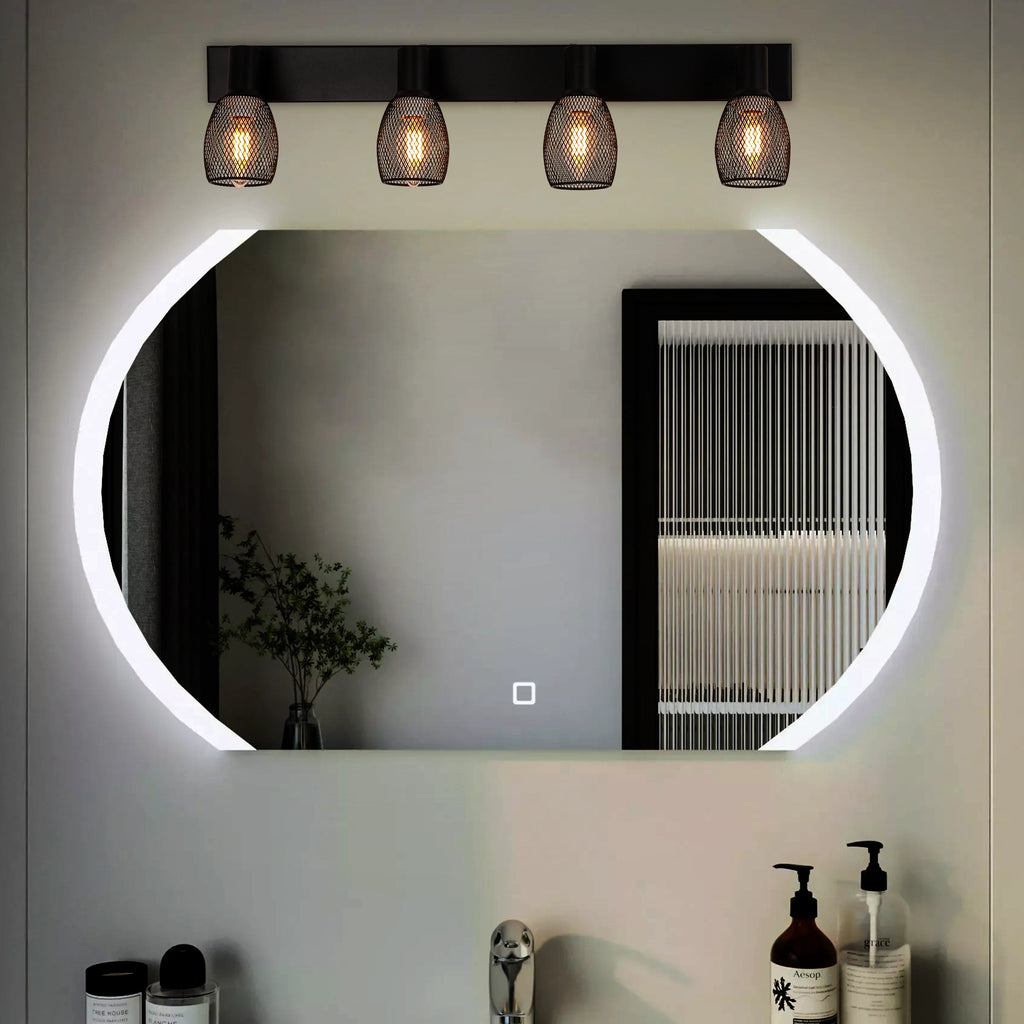 Shadow Line - Contemporary Bathroom Wall Mirror Light
