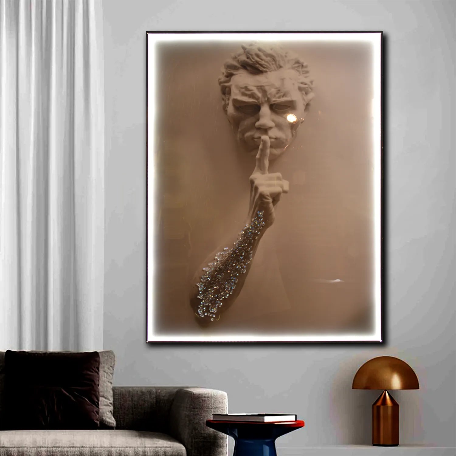Silent Whisper Sculpture Wall Art
