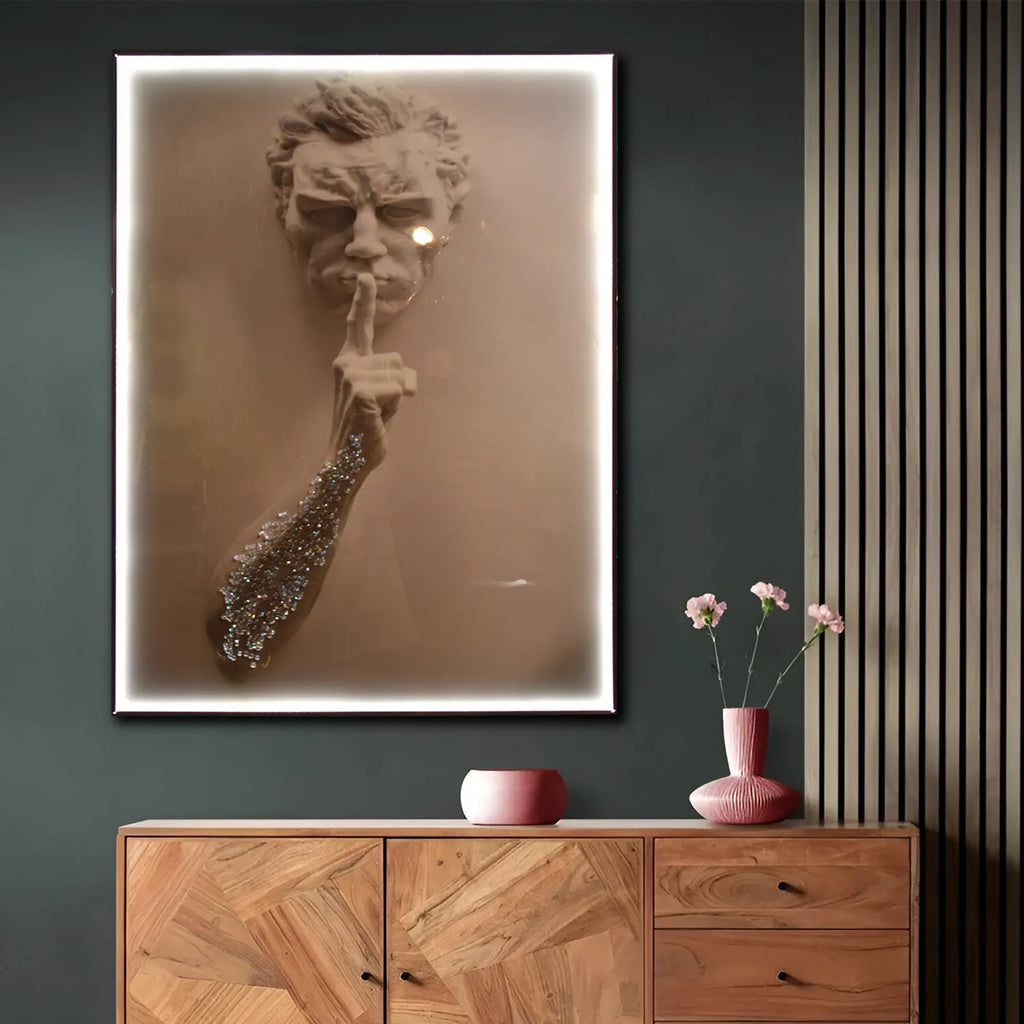 Silent Whisper Sculpture Wall Art