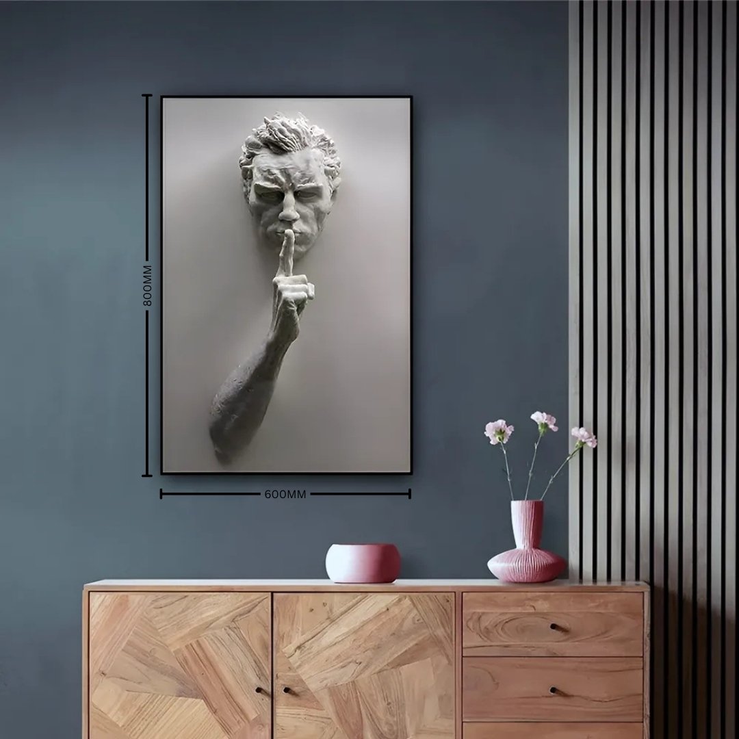 Silent Whisper Sculpture Wall Art – Light Art Studio | Crafting