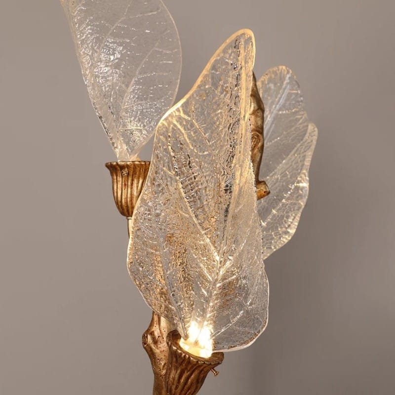 Summer Leaves Round (18) LED Chandelier