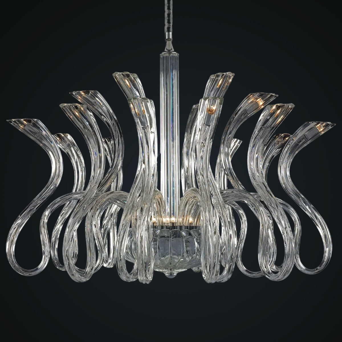 Swirling Glass Illumination