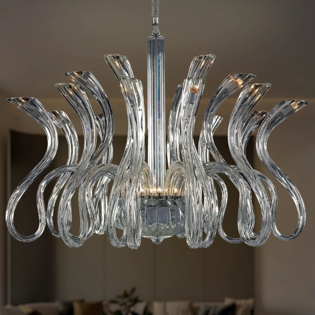 Swirling Glass Illumination