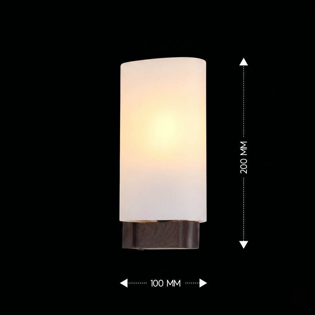 Noctis Frost Cylinder Wall Light