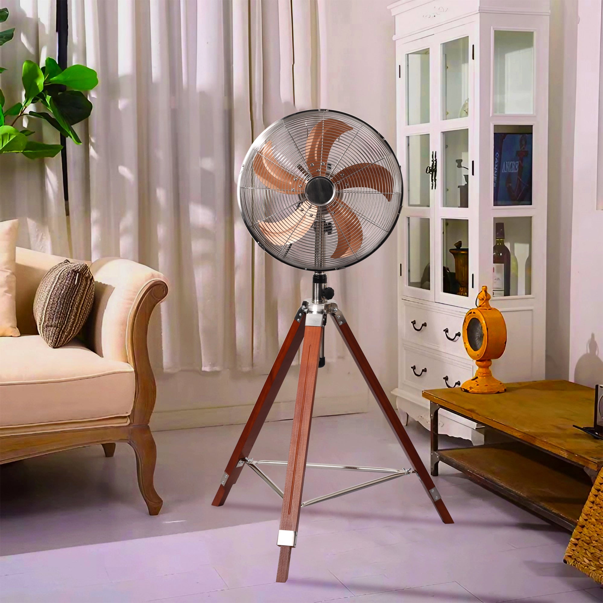 The Legacy Tripod Fan | 60w BLDC Motor | Wooden Body