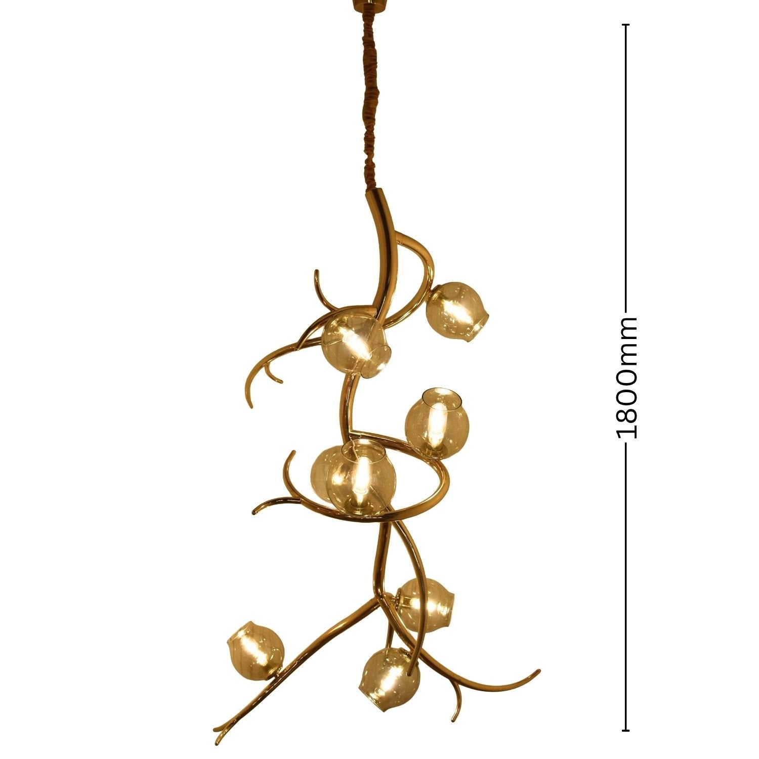 Orion Fall Luxury Vertical Spire Chandelier