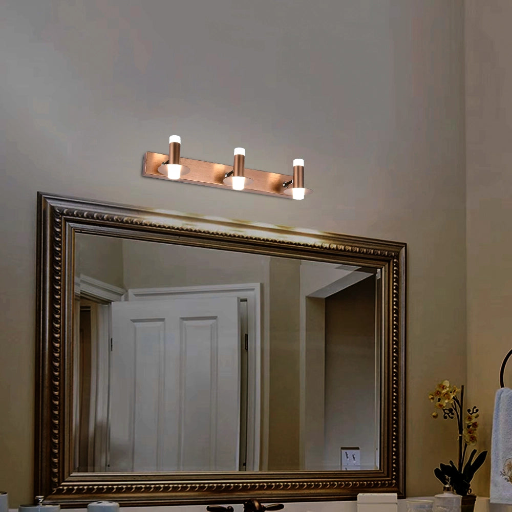 Troika Apex Barrel Wall Mirror Light