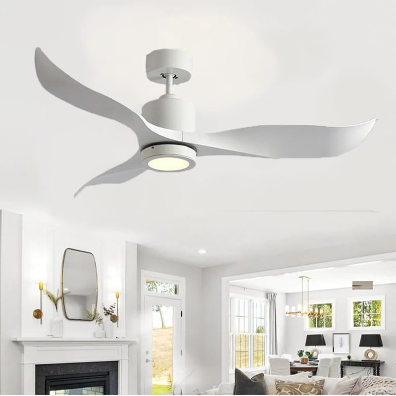 Whimberl White Ceiling Fan | 40W BLDC Motor | 1320mm | Metal Body