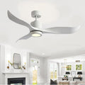 Whimberl White Ceiling Fan | 40W BLDC Motor | 1320mm | Metal Body