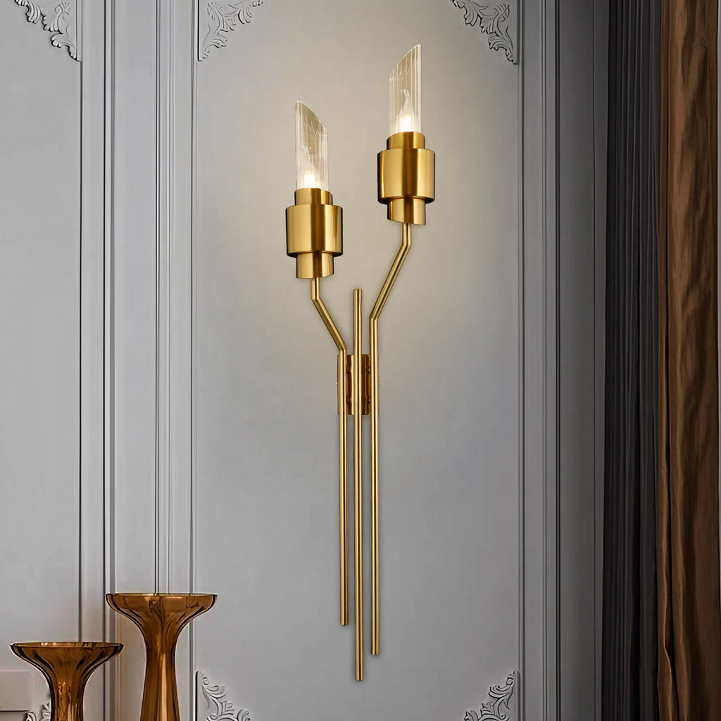 Vertex Glow Contemporary Dual Sconce