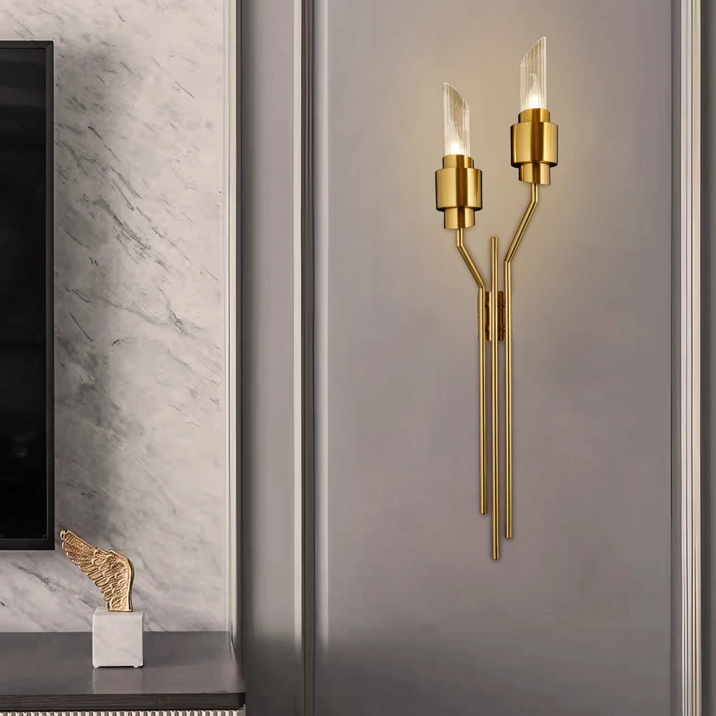Vertex Glow Contemporary Dual Sconce