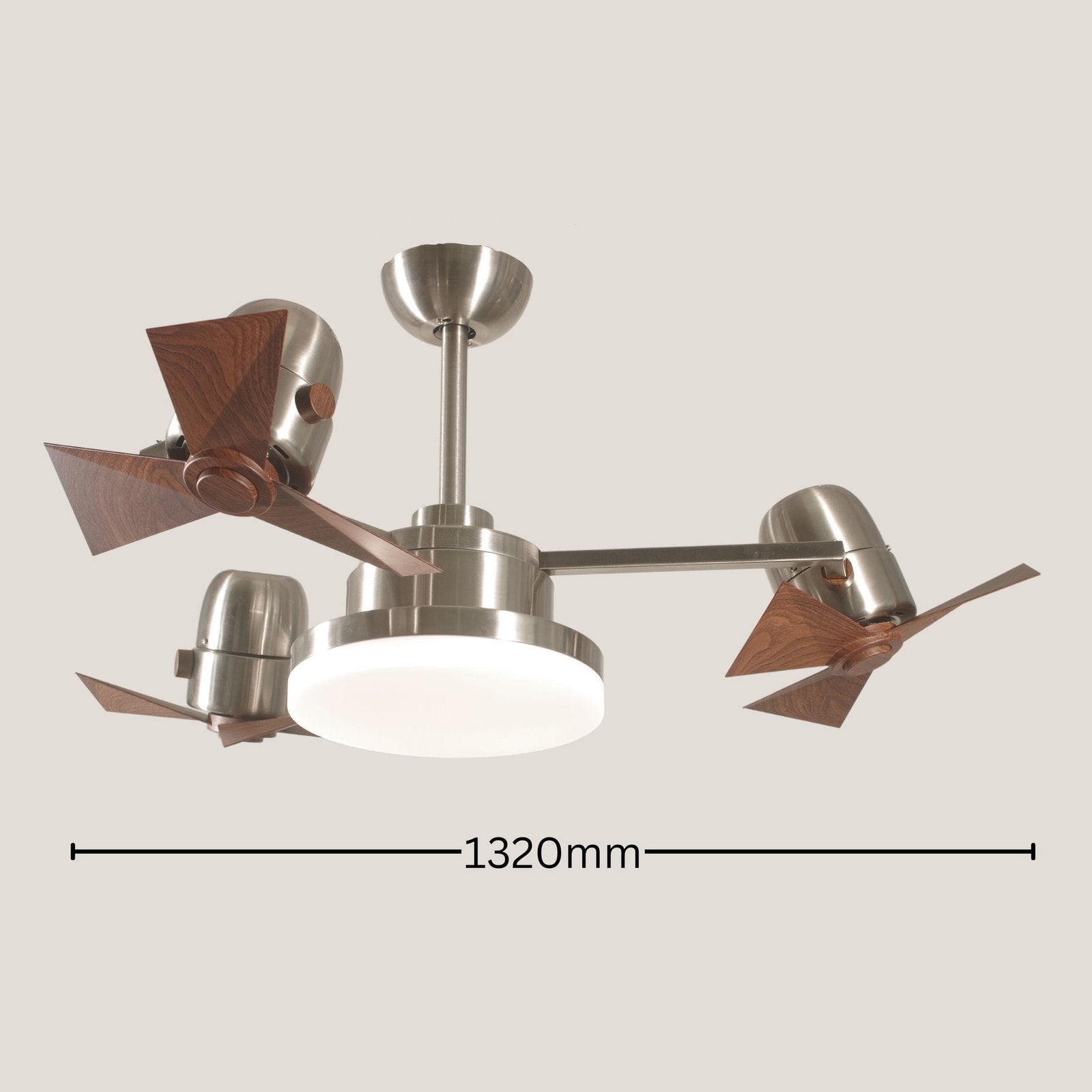 Vulture Ceiling Fan | 77W BLDC Motor | 1320mm | Copper Iron Body