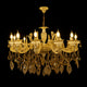 Royal Aurelia Golden Crystal Chandelier