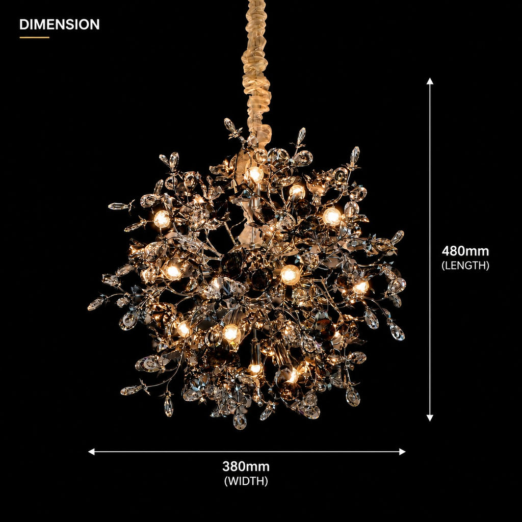 Crystal Blossom Chandelier
