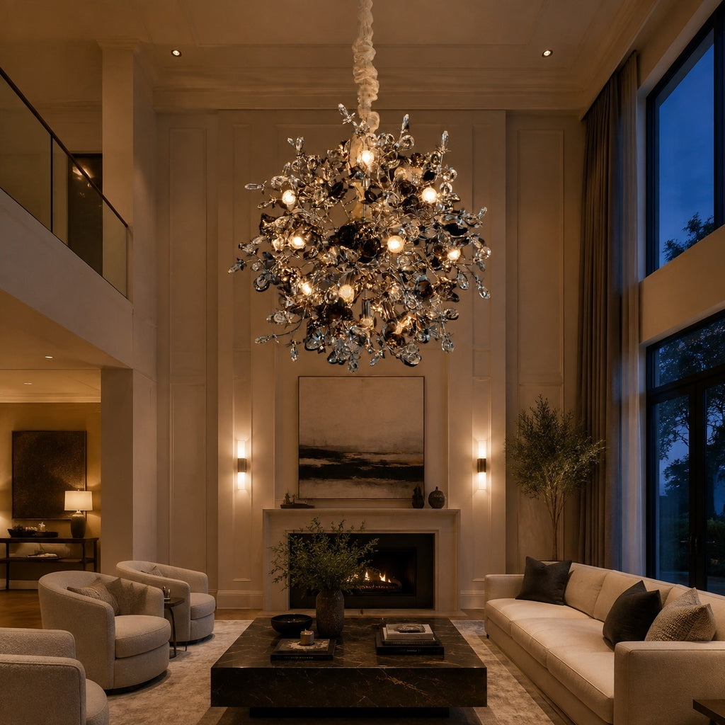 Crystal Blossom Chandelier