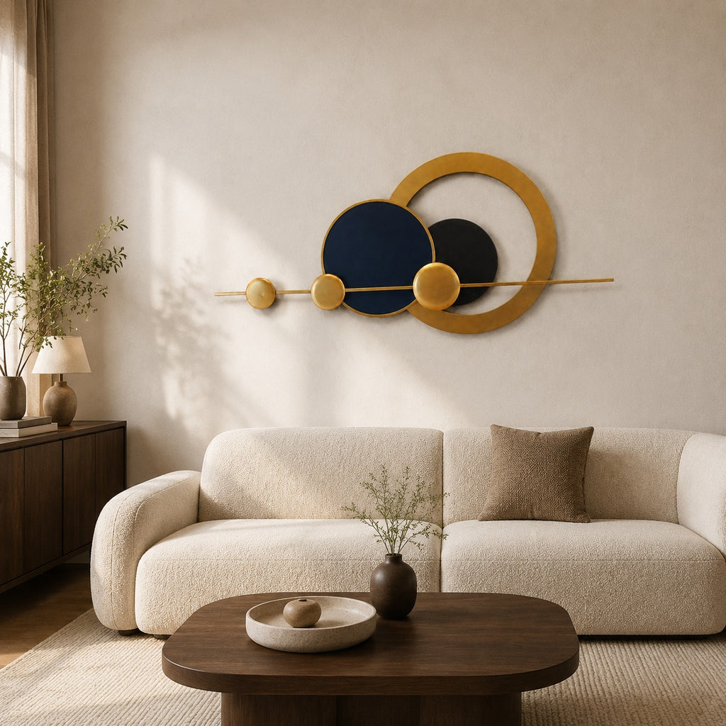 Orbital Gold Accent Wall Art