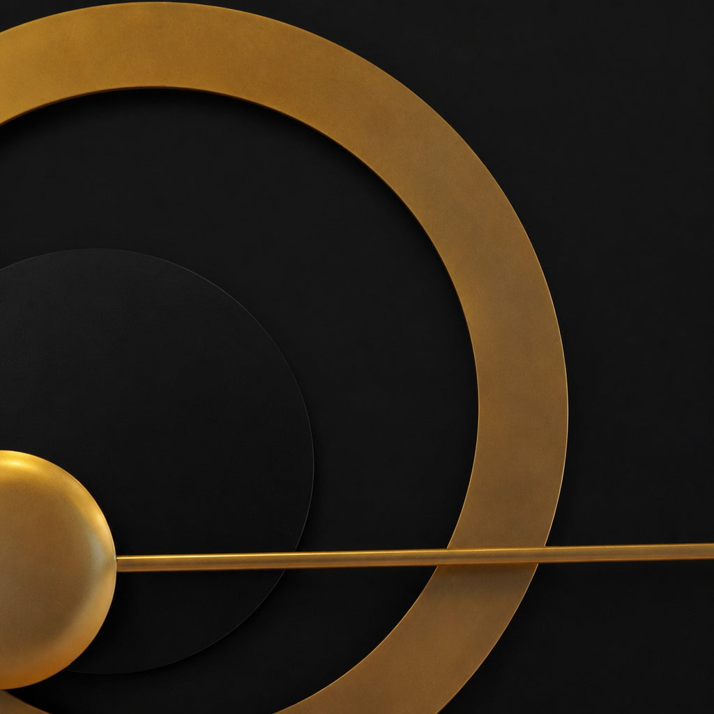 Orbital Gold Accent Wall Art