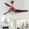 Woodpecker Brown Ceiling Fan | 50W BLDC Motor | 1320mm | Metal Body