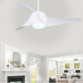 Woodpecker White Ceiling Fan | 50W BLDC Motor | 1320mm | Metal Body