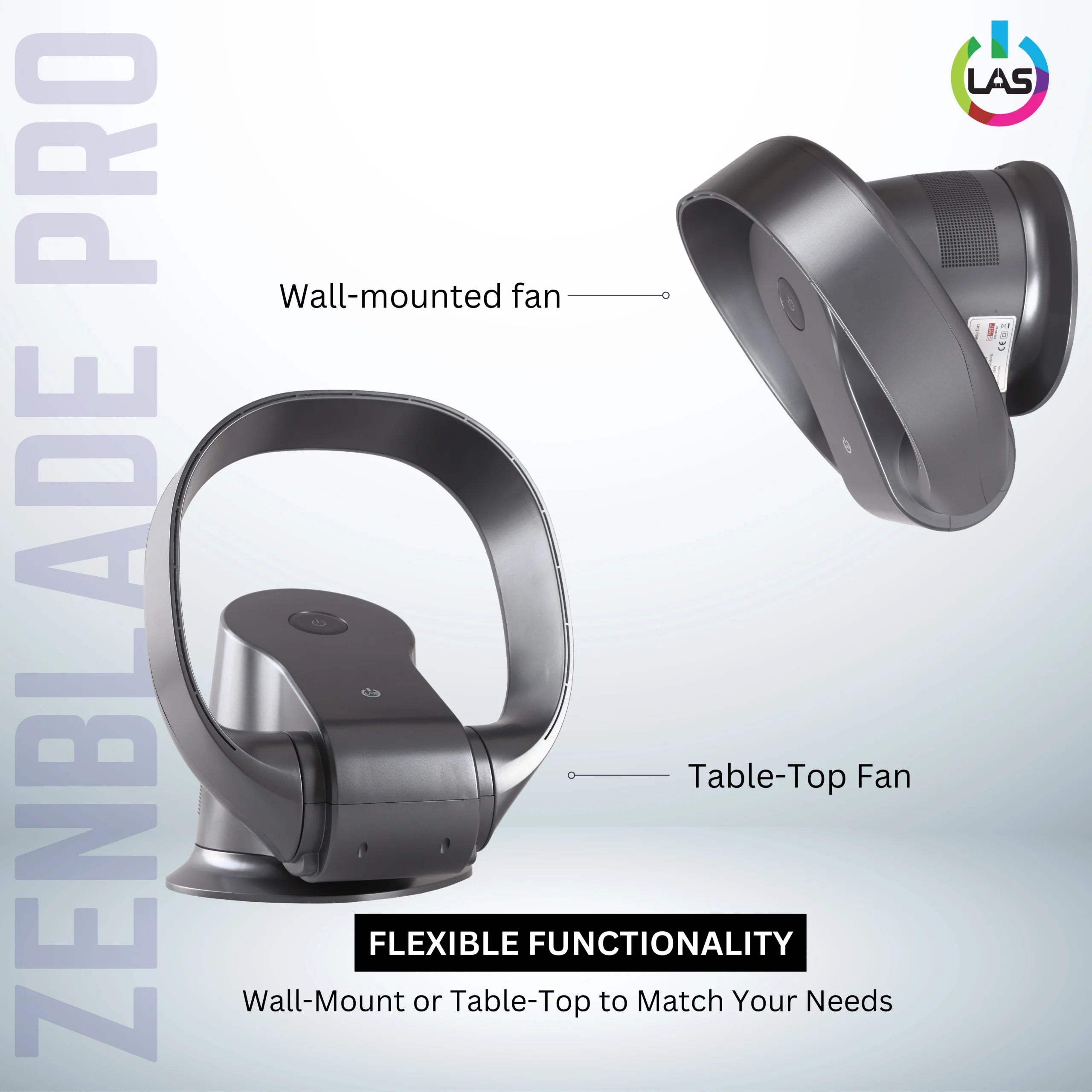 Zenblade Pro (Black) | 26W BLDC Motor | High Strength ABS Body
