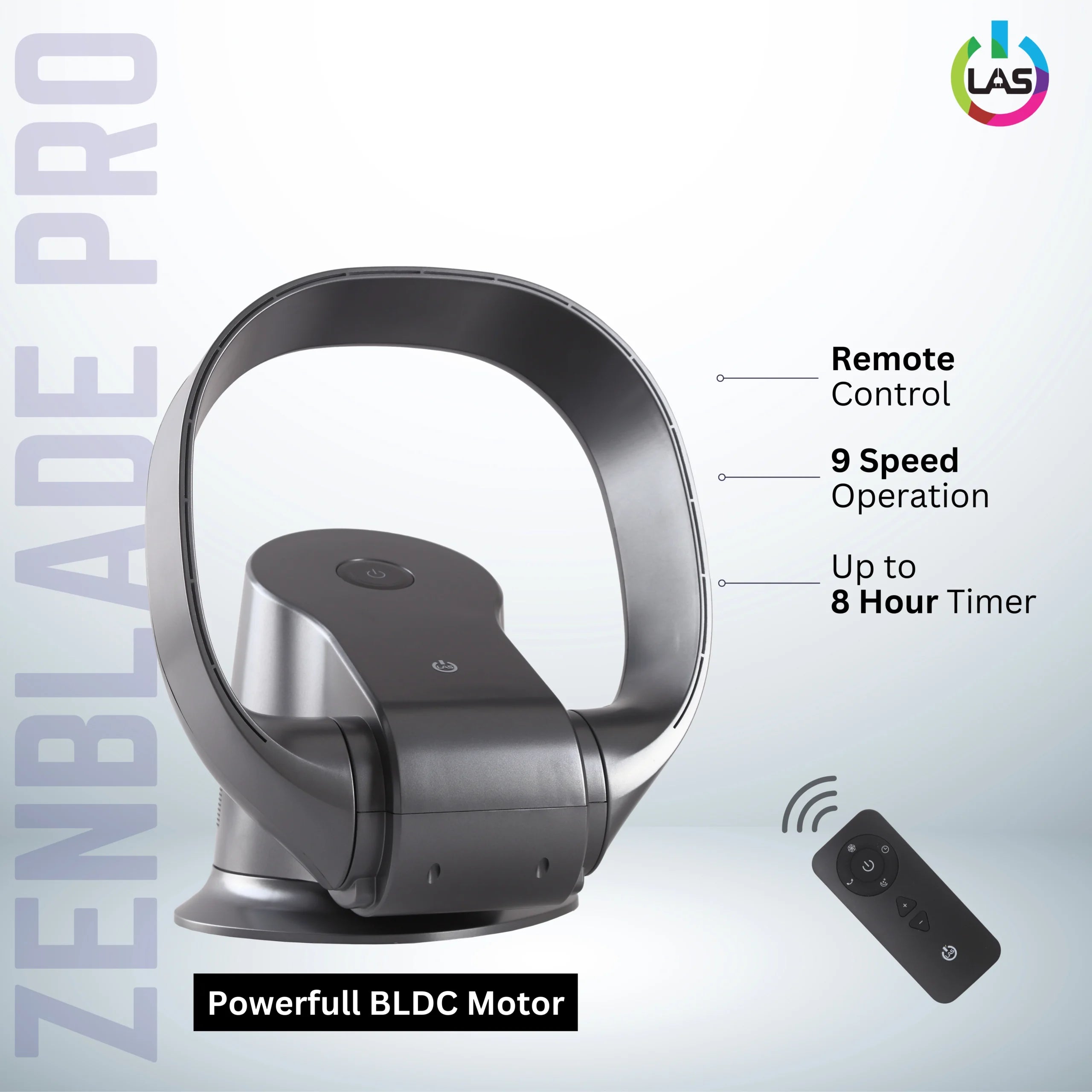 Zenblade Pro (Black) | 26W BLDC Motor | High Strength ABS Body