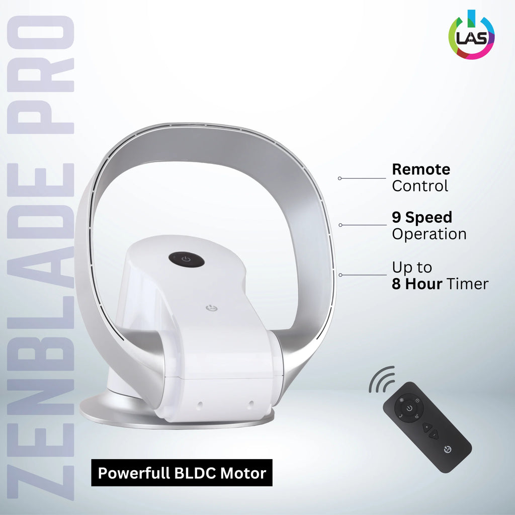 Zenblade Pro (white) | 26W BLDC Motor | High Strength ABS Body