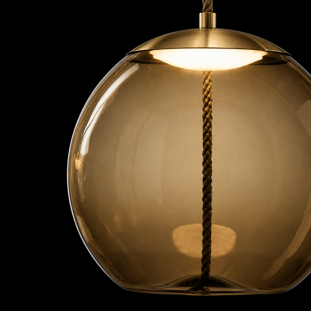 Cosmos Nova Round Glass Orb Pendant