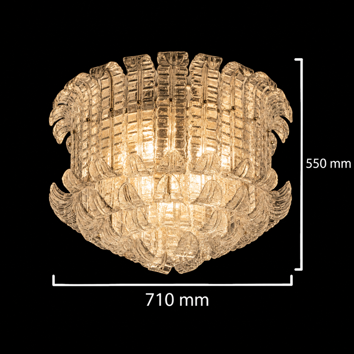 The Glass Waltz Chandelier