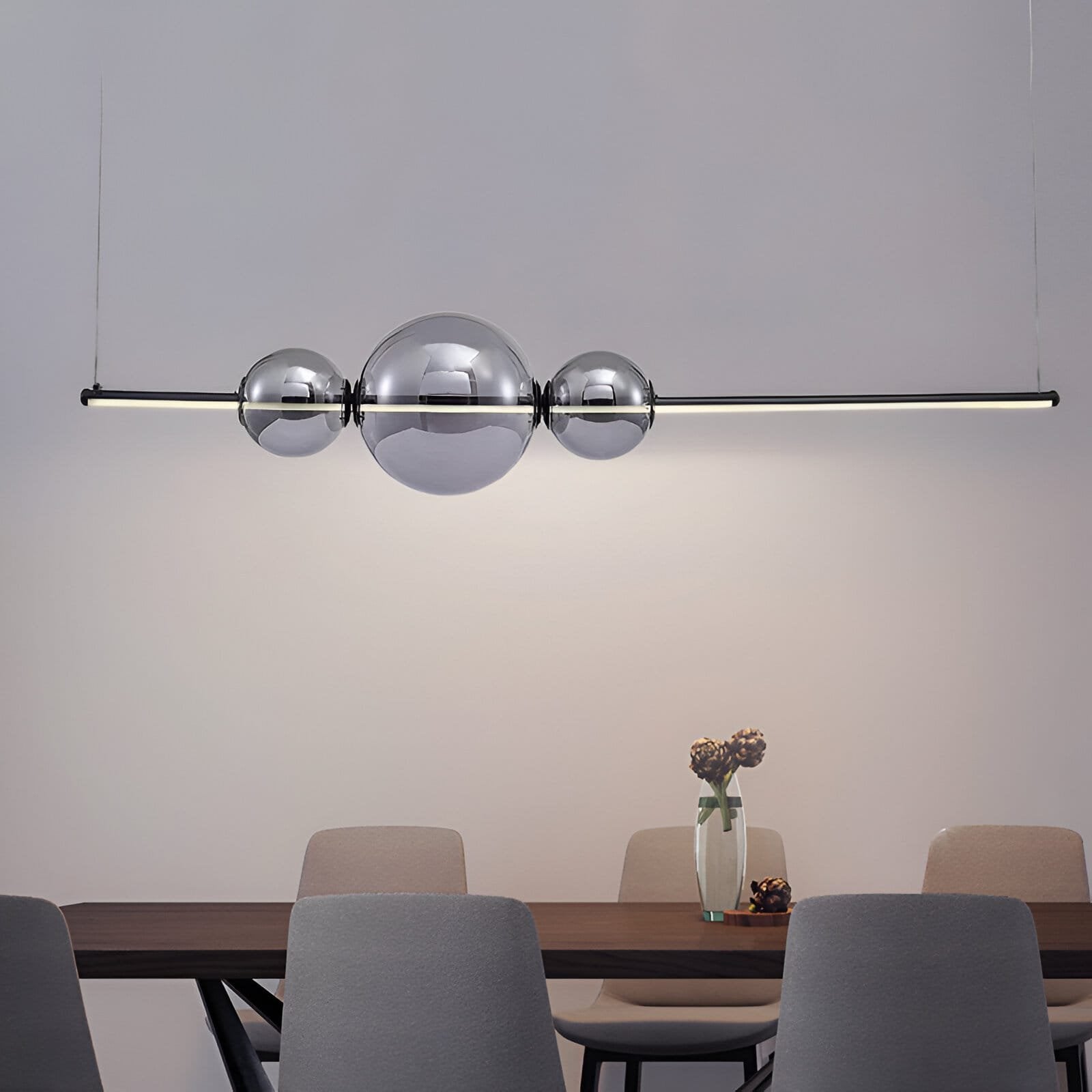 Black Ballet LED Chandelier