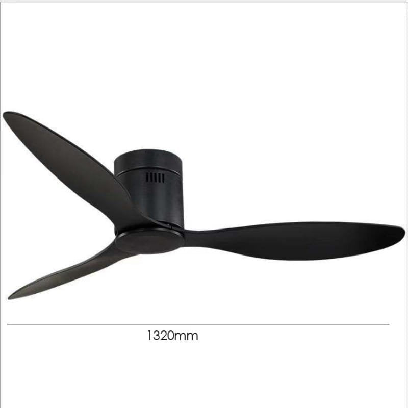 Cuckoo Black Ceiling Fan | 55W BLDC Motor | 1320mm | Metal Body