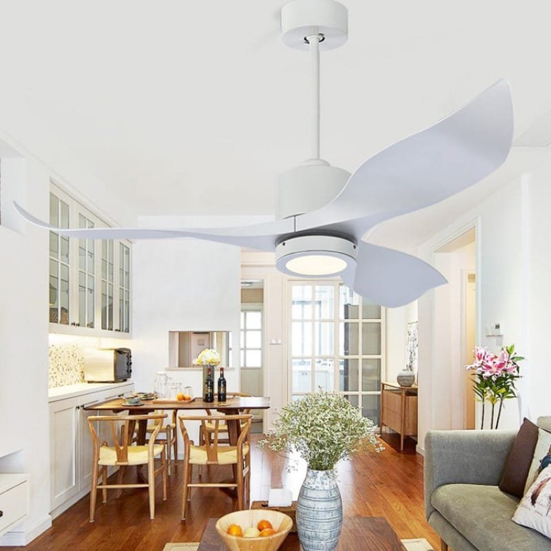 Whimberl White Ceiling Fan | 40W BLDC Motor | 1320mm | Metal Body