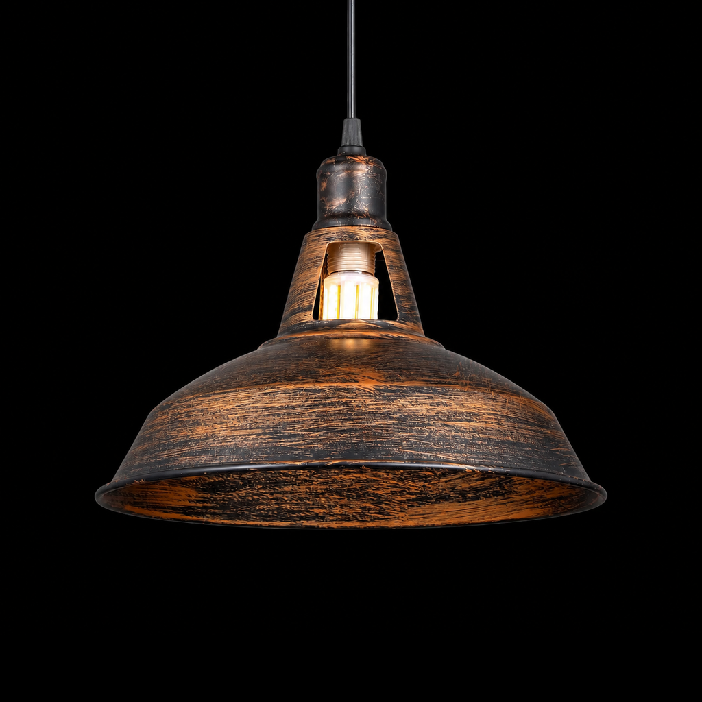 Rustica Horizon Vintage Metal Pendant Light