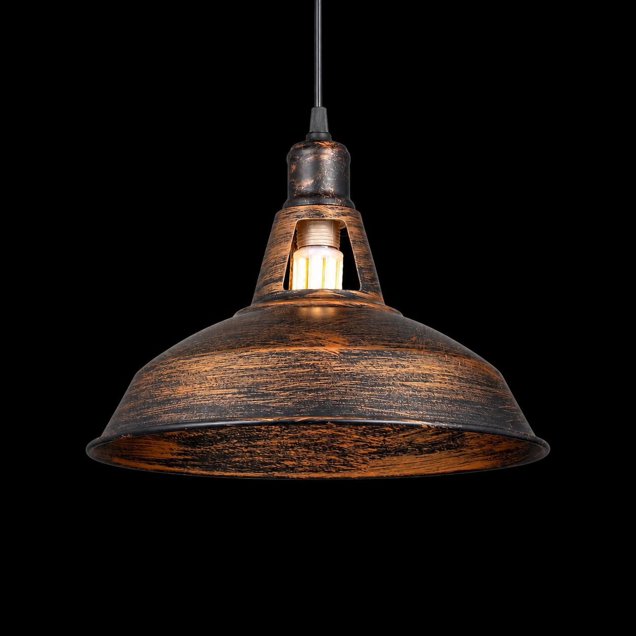 Rustica Horizon Vintage Metal Pendant Light
