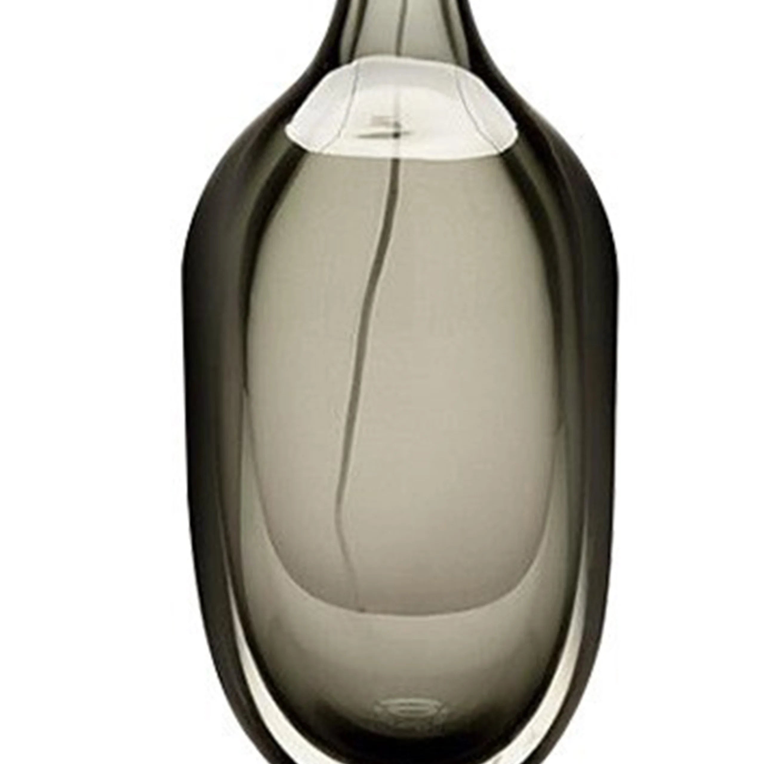 AmberMist Artisan Glass & Fabric Table Lamp