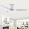 Cuckoo White Ceiling Fan | 55W BLDC Motor | 1320mm | Metal Body